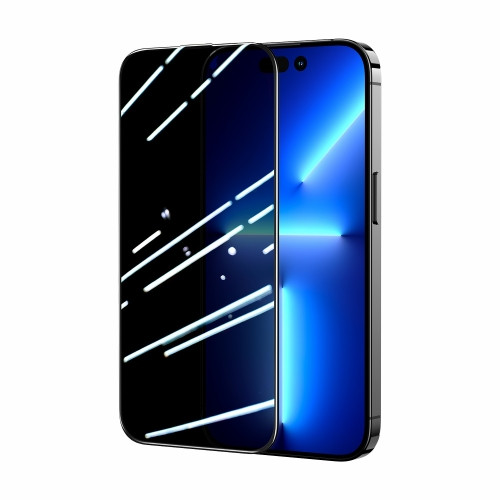 JOYROOM 2.5D Screen Printing Full Screen Black Edge Privacy Tempered Glass Film for iPhone 14